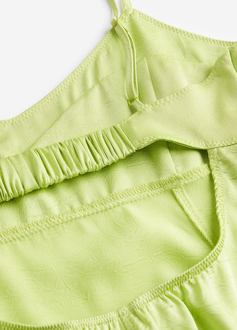 Фисташковое кэжуал платье платье-комбинация H&M однотонное