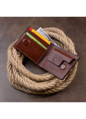 Чоловічий шкіряний гаманець 11х9х2,5 см Grande Pelle (252128090)