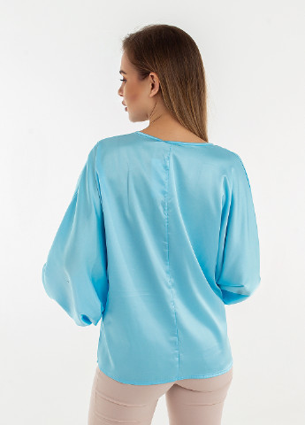 Голубая демисезонная блуза Elfberg