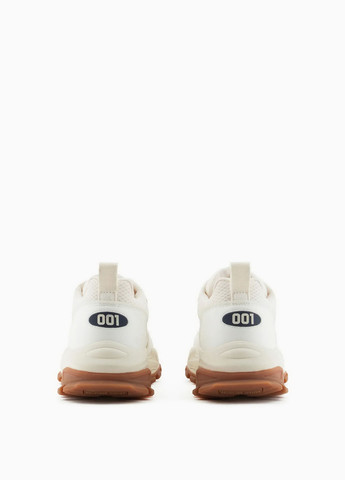 Белые летние кроссовки Armani Exchange