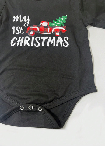 Чорний зимній костюм (боді, штани, шапка) брючний SHEIN