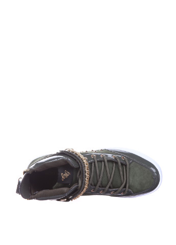 Оливковые (хаки) демисезонные кроссовки Glitz & Glam
