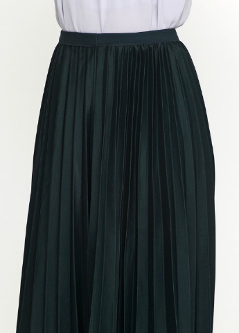 Темно-зеленая кэжуал однотонная юбка di classe клешированная