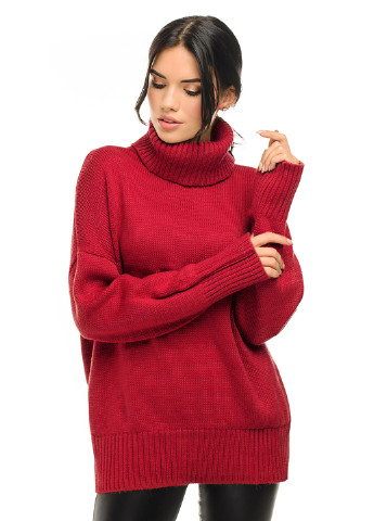 Красный демисезонный свитер SVTR