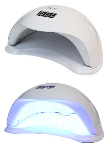 Лампа для манікюру SUN 5 для покриття нігтів гель лаком, гелем UV / LED 48W White UFT (238644745)