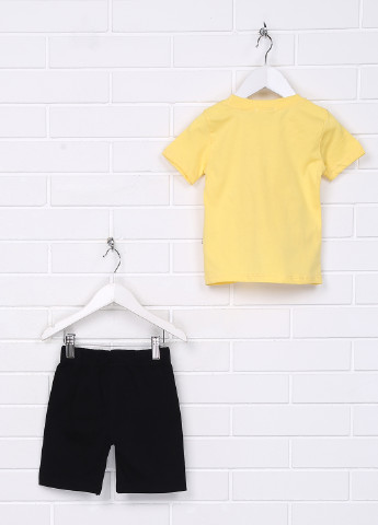Жовтий літній комплект (футболка, шорти) Mini Fonte