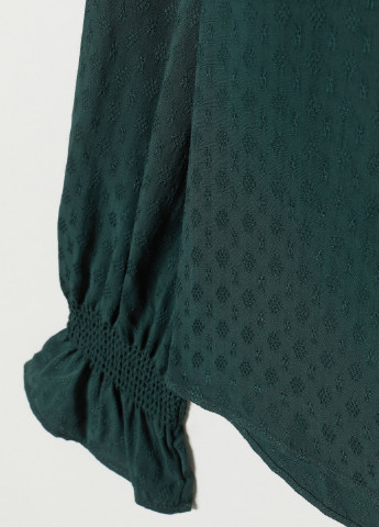 Темно-зелена блуза H&M