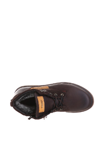 Темно-коричневые зимние ботинки Roberto Maurizi