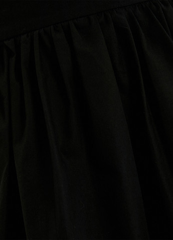 Черная кэжуал однотонная юбка KOTON колокол