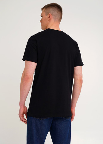 Черная мужская футболка с принтом "шевченко" KASTA design