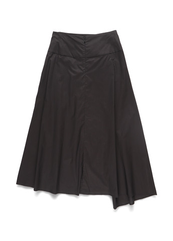 Черная кэжуал однотонная юбка InWear а-силуэта (трапеция)