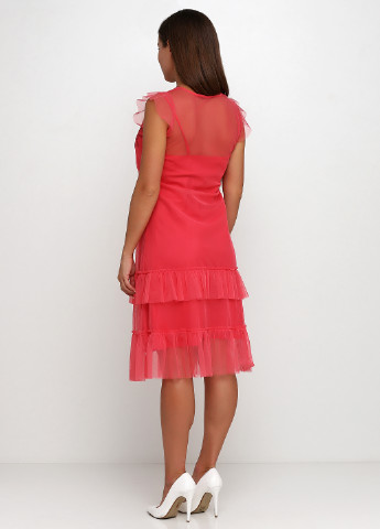Рожева кежуал сукня а-силует Silvian Heach однотонна