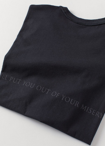 Графітова футболка H&M