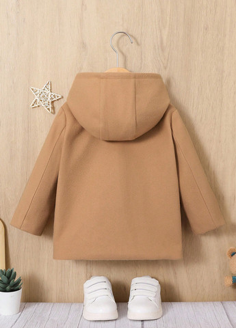 Бежеве демісезонне Пальто однобортне SHEIN