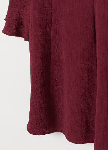 Бордова сукня H&M однотонна