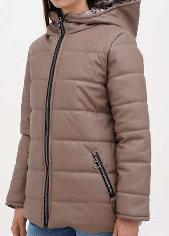 Кофейная зимняя куртка Basconi