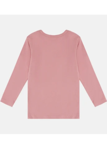 Рожева демісезонна футболка з довгим рукавом H&M