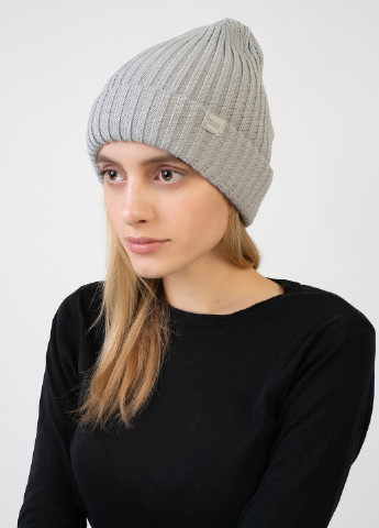 Високоякісна, м'яка, тепла зимова жіноча шапка без підкладки 330094 Merlini (242216398)