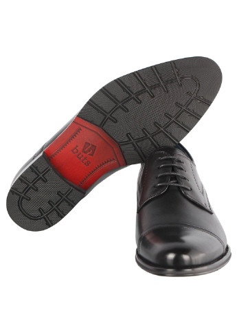 Черные мужские классические туфли 196395 Buts на шнурках