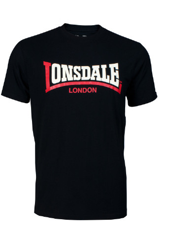 Чорна футболка чоловіча Lonsdale