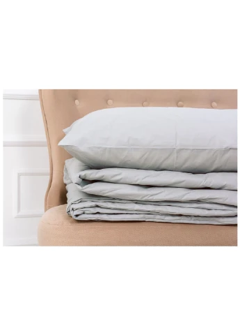 Ковдра антиалергенна Літня з Ecosilk 2304 Light Gray 155x215 (2200003027907) Mirson (254081320)