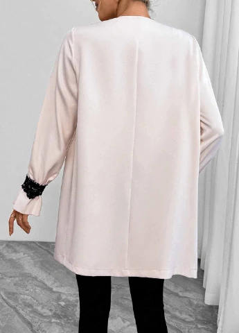 Кремовый демисезонный кардиган SHEIN