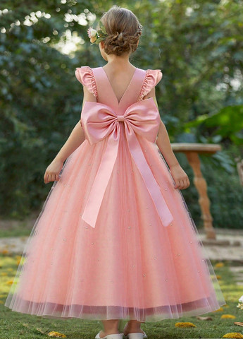 Персиковое платье SHEIN (366748260)