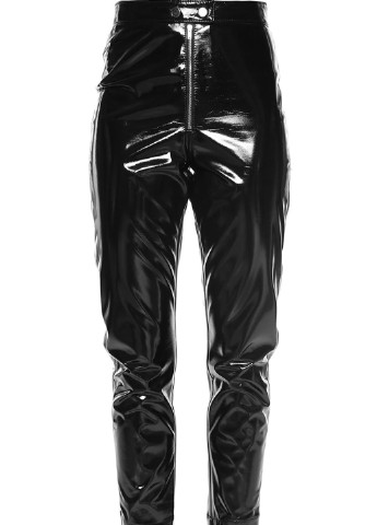 Черные кэжуал демисезонные зауженные брюки MSGM