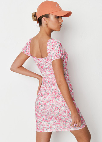 Рожева кежуал сукня Missguided з квітковим принтом