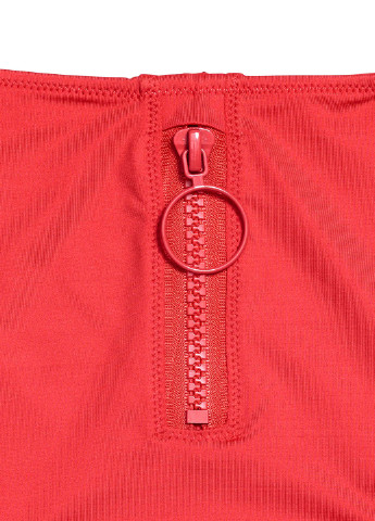 Купальні трусики H&M сліп однотонні червоні пляжні