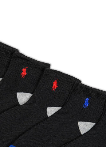 Чёрные носки (6 пар) Ralph Lauren колор бблои демисезон (353784090)