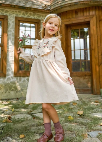 Кремовое платье SHEIN (339506998)