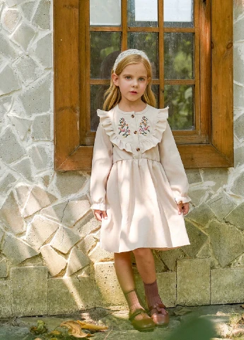 Кремовое платье SHEIN (339506998)