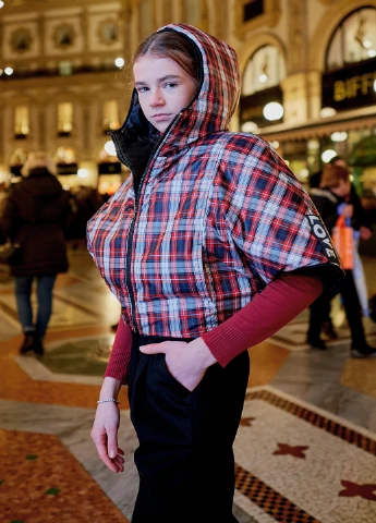 Комбінована демісезонна куртка двостороння love Piccolo L