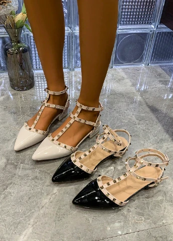 SHEIN Туфлі кремовий з штучна шкіра, китай — демісезон (366092794)