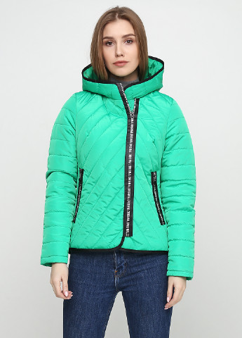 Зеленая демисезонная куртка R&G