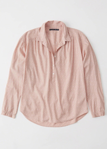 Светло-розовая демисезонная блуза Abercrombie & Fitch