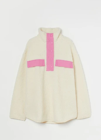 Белый демисезонный свитер H&M