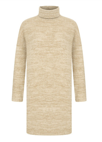 Бежева кежуал сукня Mudo однотонна