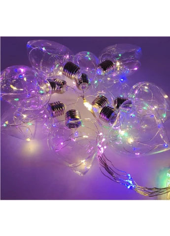 Новогодняя гирлянда штора сердце 150 Led прозрачный провод 3 м (472833-Prob) Разноцветная Francesco Marconi (250544568)