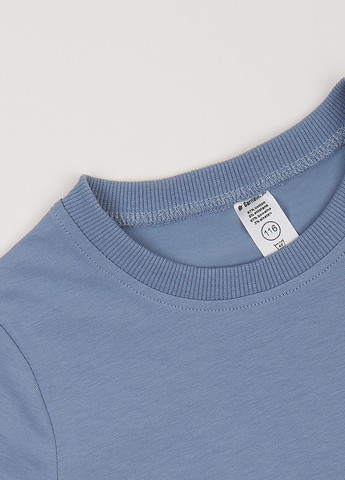 Блакитна літня футболка Garnamama