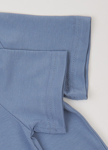 Блакитна літня футболка Garnamama