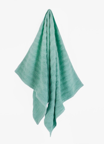 Рушник махровий Сity, жакардовий, ментоловий, розмір 50x90 cm Bulgaria-Tex м'ятний