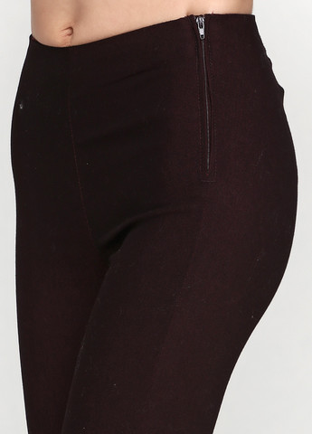 Сливовые кэжуал демисезонные зауженные, укороченные брюки H&M