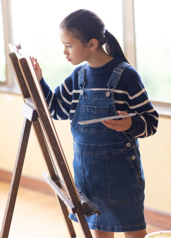 Демисезонный сарафан Uniqlo однотонный