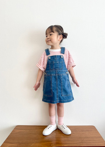 Демисезонный сарафан Uniqlo однотонный