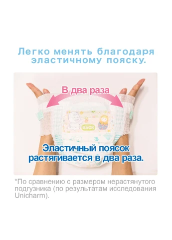 Підгузки M (6-11 кг) Baby Diapers (64 шт.) Moony (248204625)