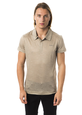 Бежевая мужская футболка поло Byblos меланжевая