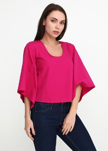 Фуксиновая летняя блуза Zara