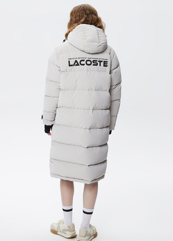 Світло-сіра демісезонна куртка Lacoste